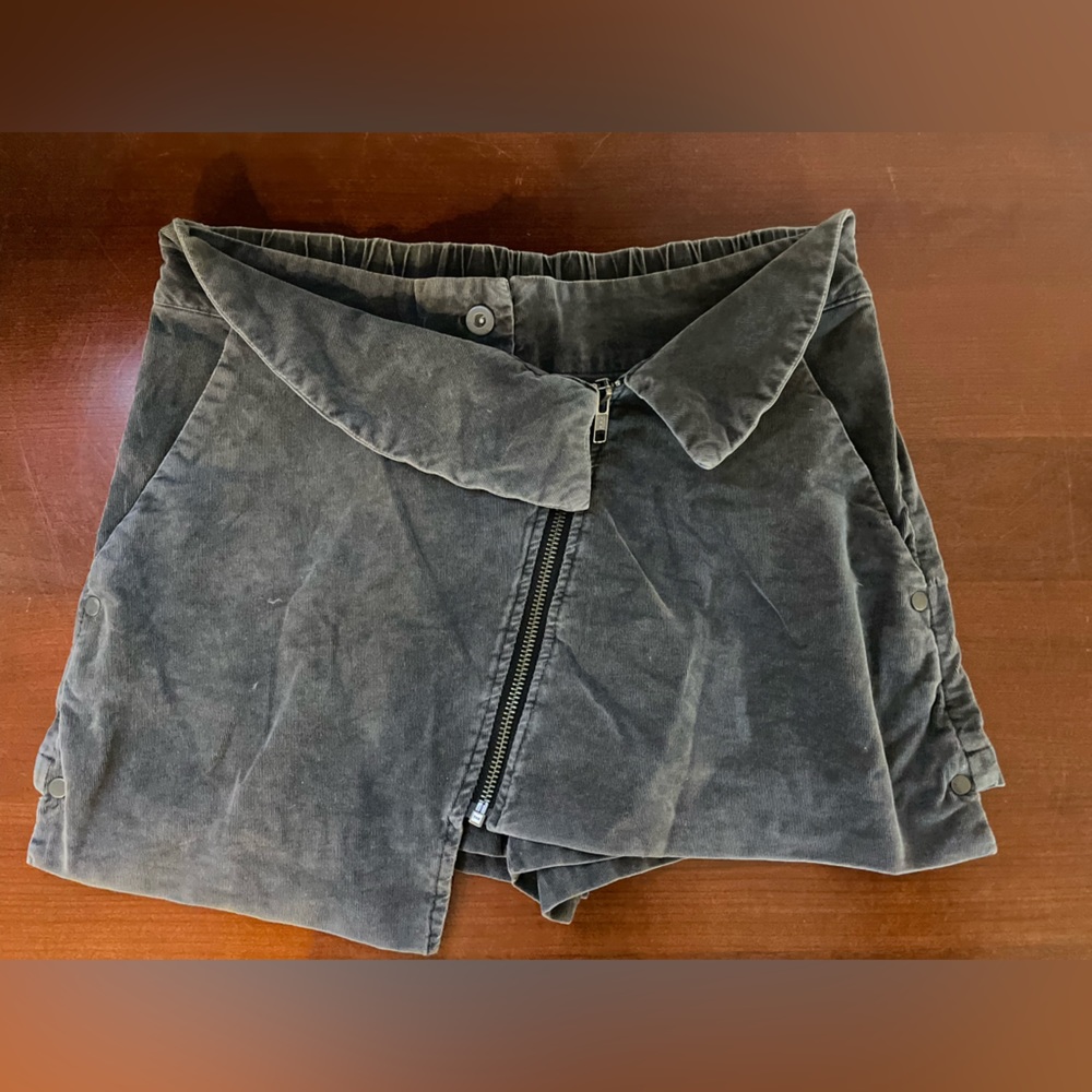 Free People Asymmetrical Cord Skort